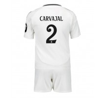 Real Madrid Daniel Carvajal #2 Koszulka Podstawowa dzieci 2024-25 Krótki Rękaw (+ krótkie spodenki)